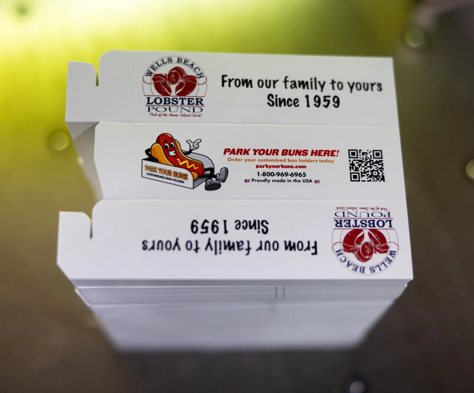 increase your company apeal park your buns holders home